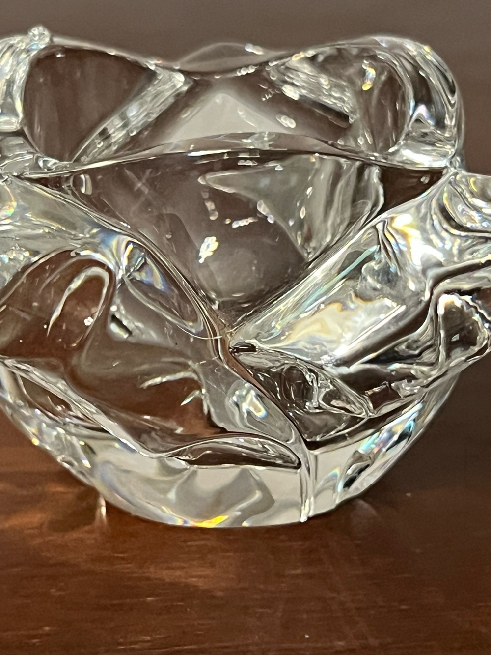 Waterford Crystal Rose Votive Candle Holder